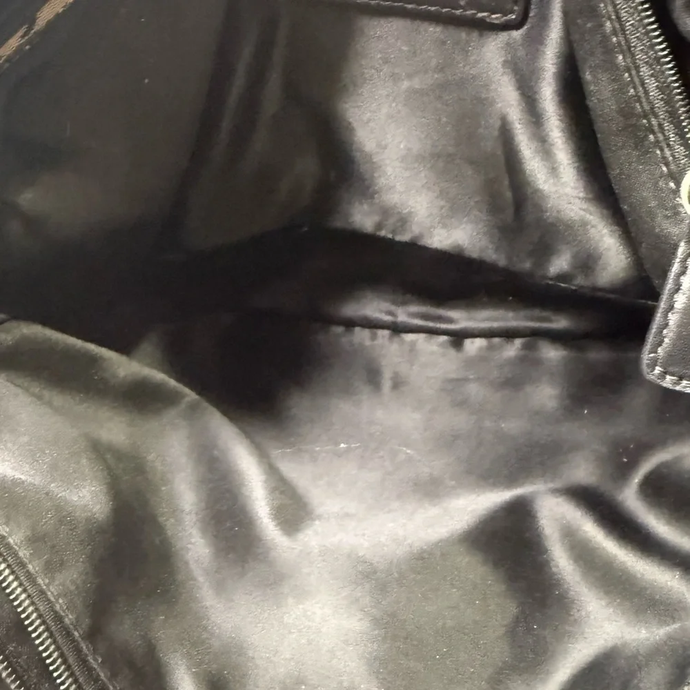 Coach vintage Black and gray Signature Tote Bag. Free gift with purchase